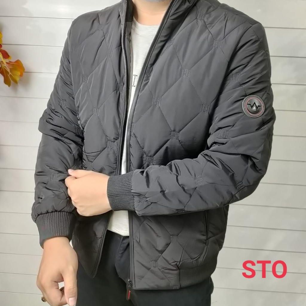 gof IMPORT JAKET STO 918 Pakaian Pria Outerwear Jaket Original Lengan Panjang Santai Masa Kini