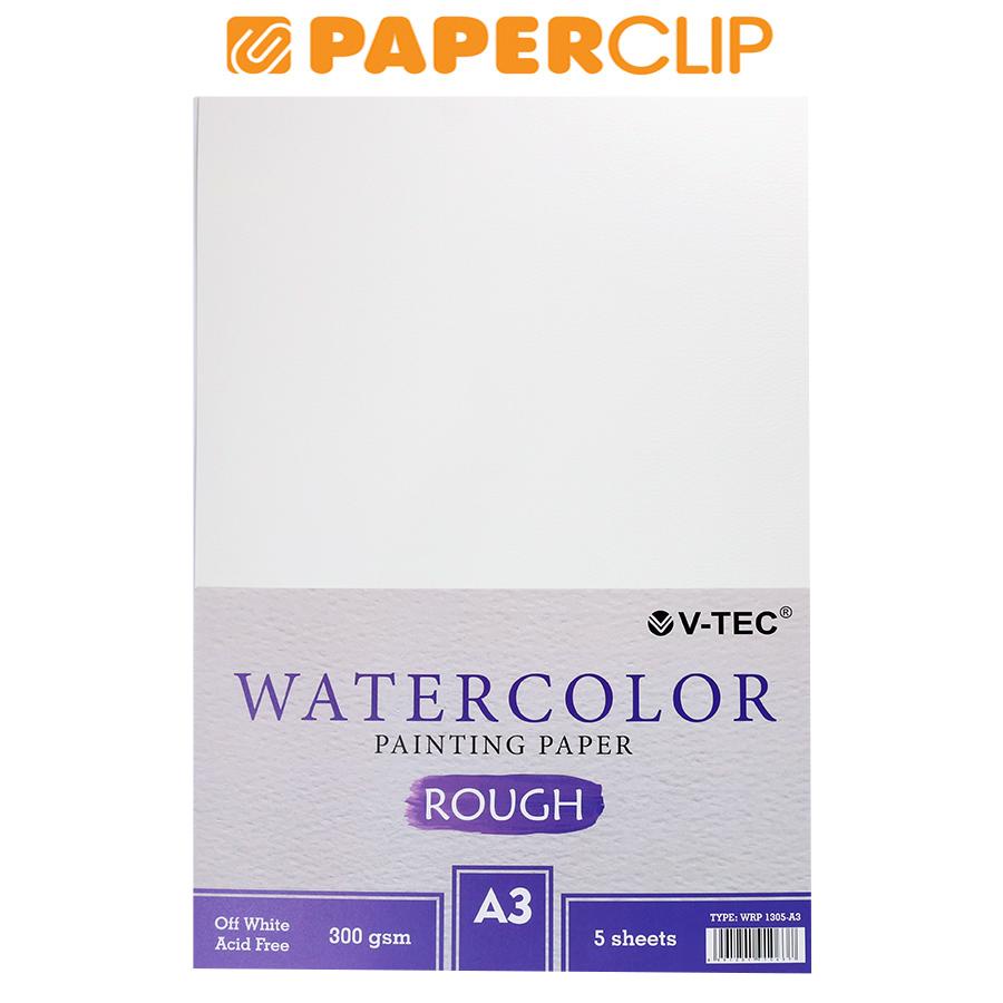 

WATERCOLOR PAPER V-TEC 1305 A3 300GSM 5S