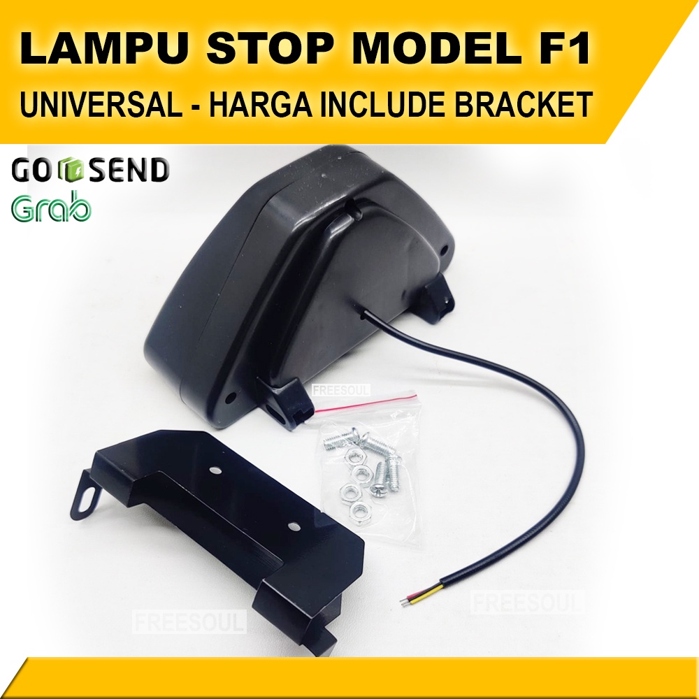 Lampu Stop Model F1 / Lampu Rem GT / Lampu Stop Segitiga Dua Mode