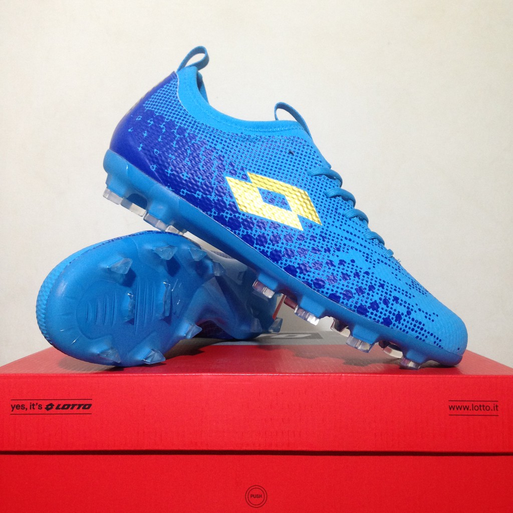 Sepatu Bola Lotto Spark FG Solid Pacific Blue L01010051 Original BNIB