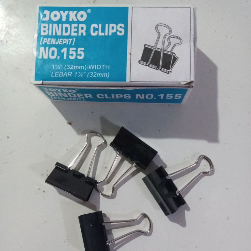 

Binder clips//penjepit joyo