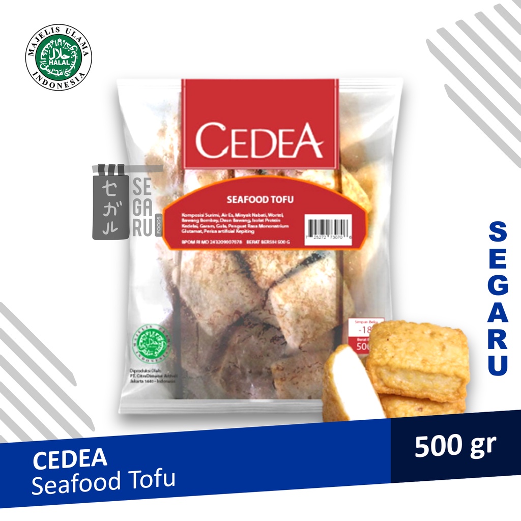 CEDEA Seafood Tofu | Tahu Seafood Halal 500 gram