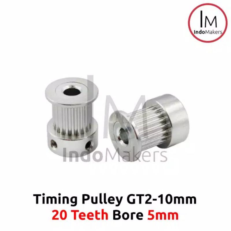 Pulley GT2-B5 20 Teeth/Pulley GT2-B5 16Teeth