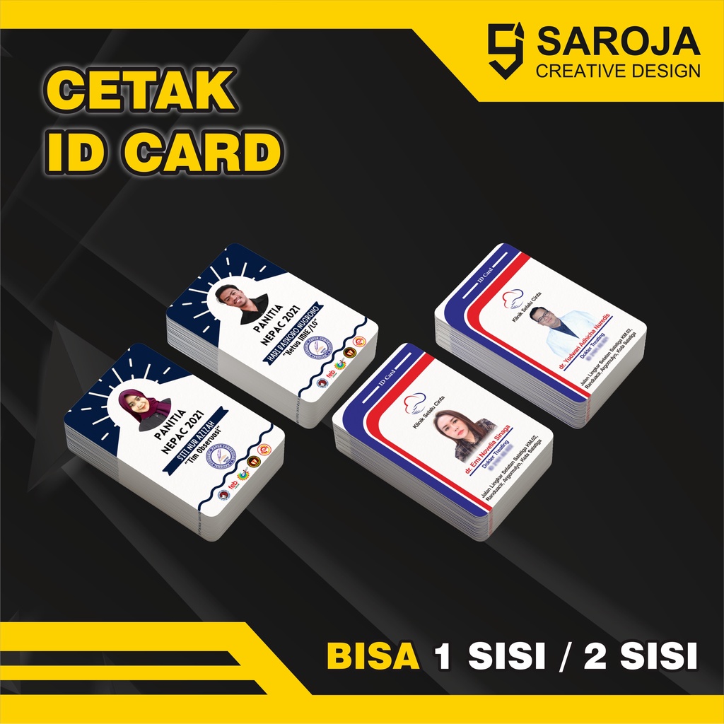 

Cetak ID Card PVC Premium Kartu Member Kartu Anggota Pelajar 1 Sisi/2 Sisi Bahan PVC BISA SATUAN