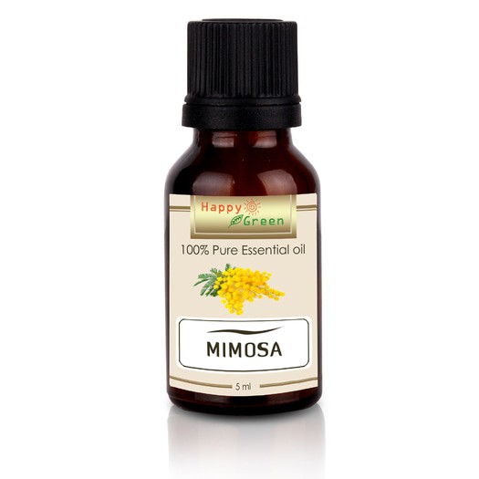 Happy Green Mimosa Absolute (5 ml) - Minyak Mimosa 100% Murni