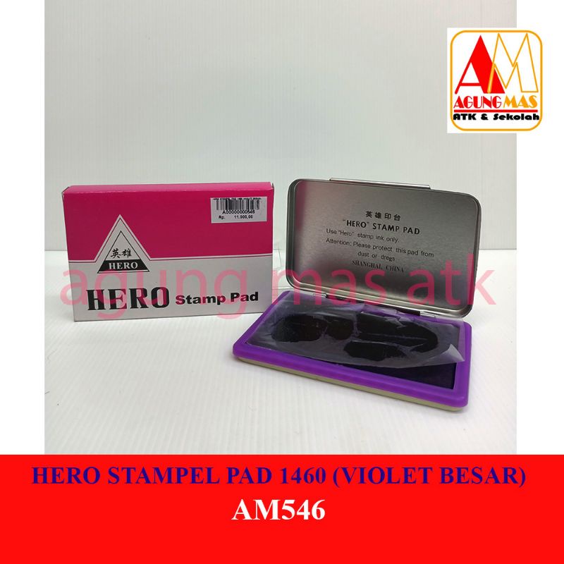

HERO STAMP PAD 1460 (VIOLET BESAR)