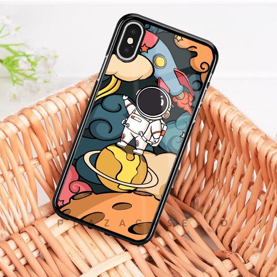 [P02] Phone Case Astronot 2D for Vivo Oppo Samsung Xiaomi Realme Iphone Infiinix | Case Hp Oppo | Case Hp Vivo | Case Hp Realme | Case HP Samsung | Case HP infinix | Case HP Iphone | Case HP xiaomi | Case HP Iphone