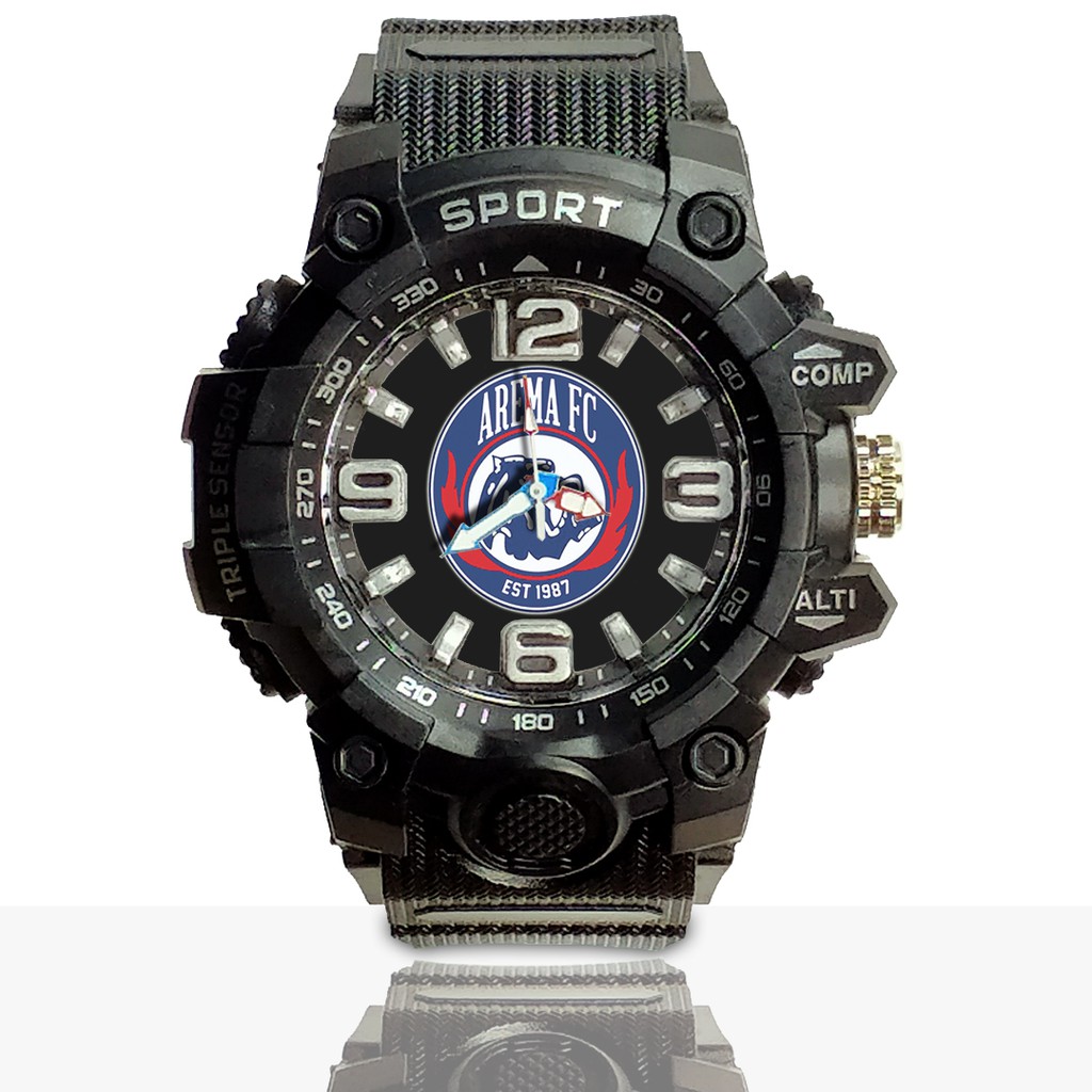 Jam Tangan Custom AREMA PC Ruber- Water Resistant