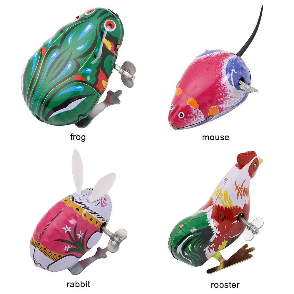 R-flower Mainan Katak Melompat Model Wind Up Untuk Anak-Anak