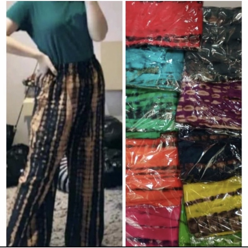 Celana Wanita Murah / Celana Wanita Kulot Murah / Celana Kulot Lilit / Celana Kulot Tie Dye Jumbo