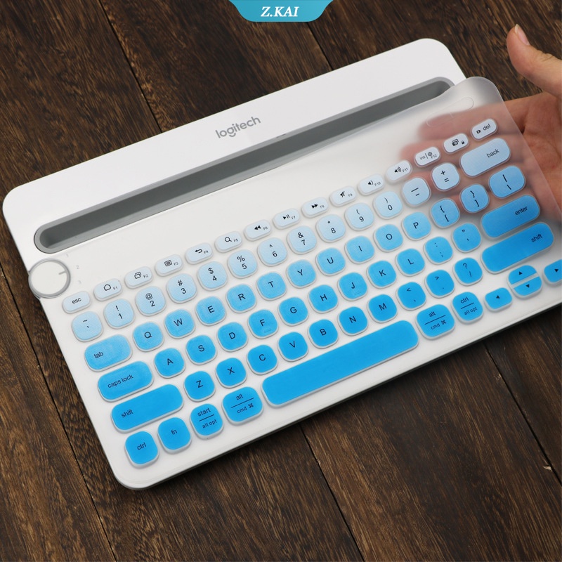 Film Pelindung Keyboard Logitech K480 Bahan Silikon Tahan Air Dan Debu Dapat Dicuci