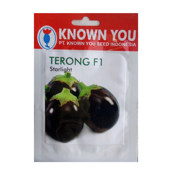 Benih Terong Ungu Starlight 95 Biji – Known You Seed