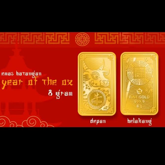 LM Emas Antam 8 gram Gift Series Imlek 2021 Year Of The Ox