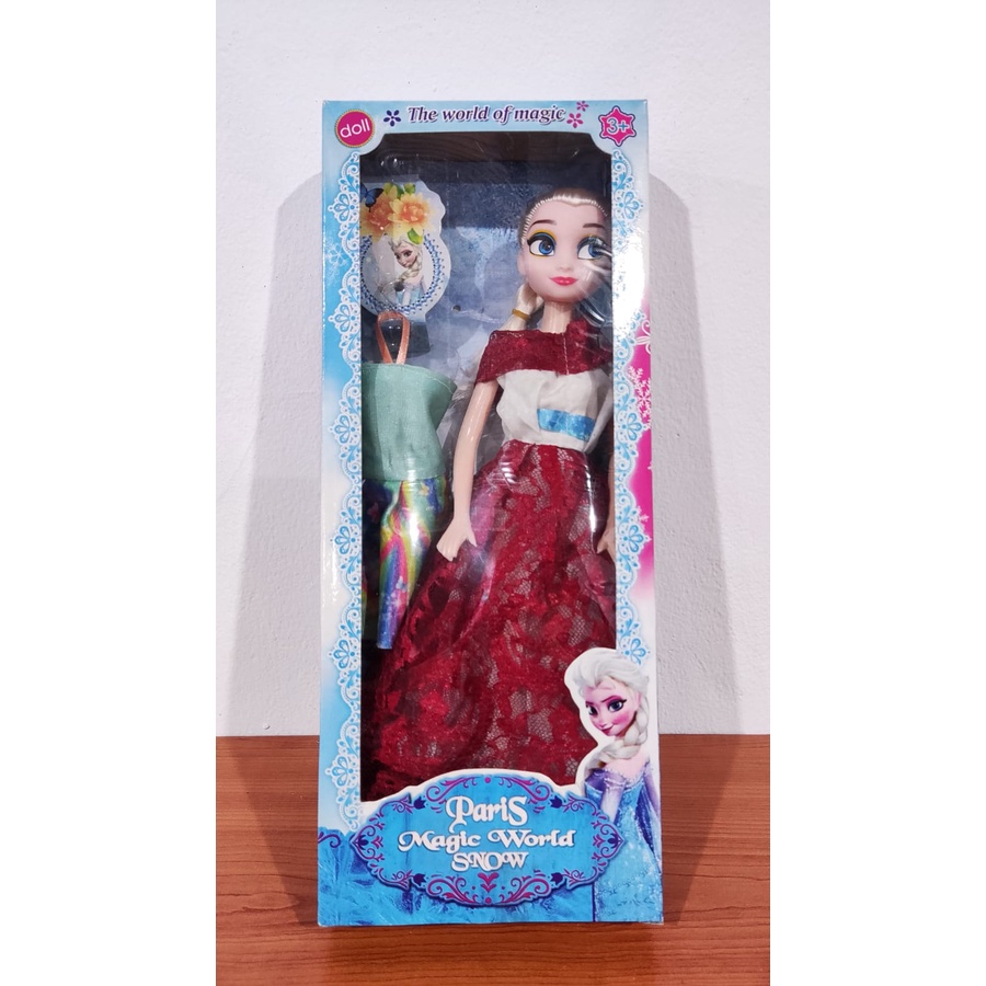 SEDASPEED MAINAN ANAK CEWEK BONEKA FROZEN/BARBIE LENGKAP DENGAN 2 MODEL BAJU 312