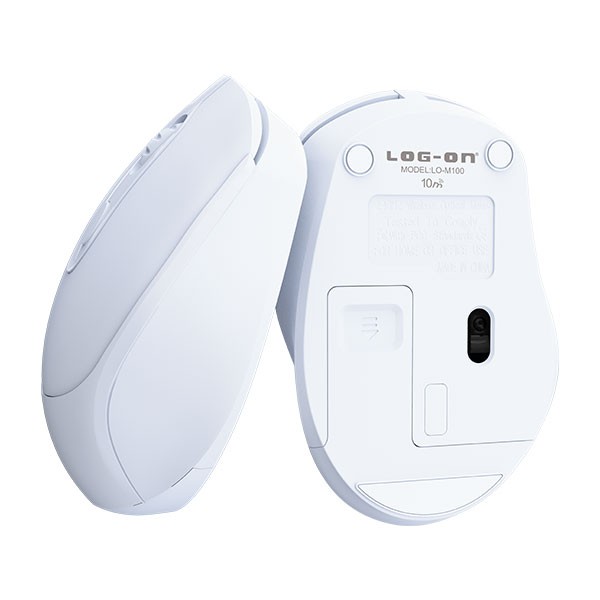 LOG ON MOUSE WIRELESS LO-M100 2.4Ghz Optical 1600DPI MOUSE LAPTOP/PC Sensitif &amp; Responsif