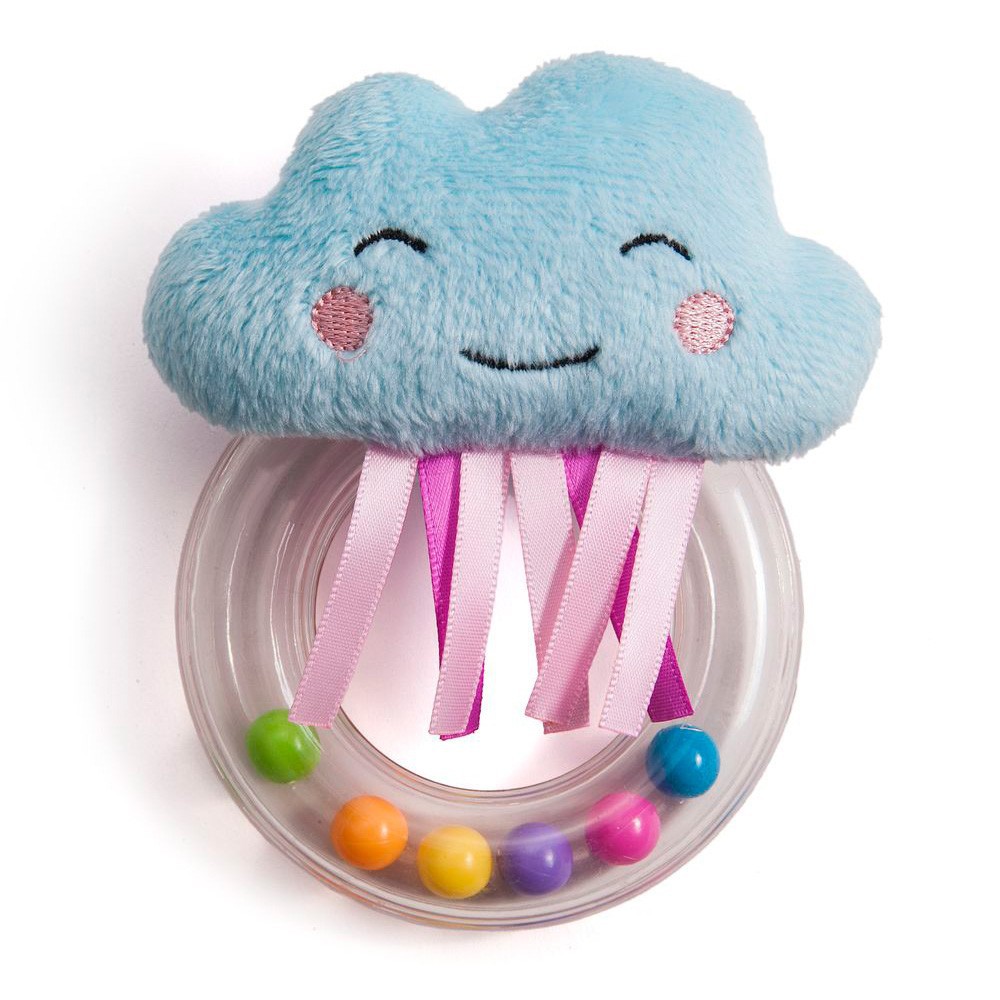 Taf Toys Cheerful Cloud Rattle - Mainan Anak Bayi Awan Lucu Rattling Toy Motorik Baby