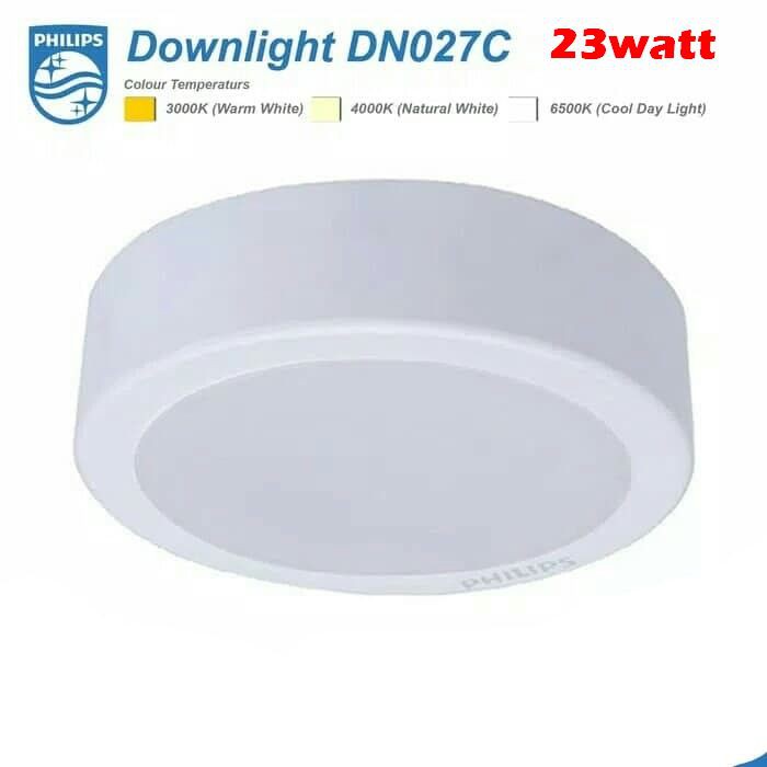 Lampu downlight led dn027c outbow (OB) 23 watt philips