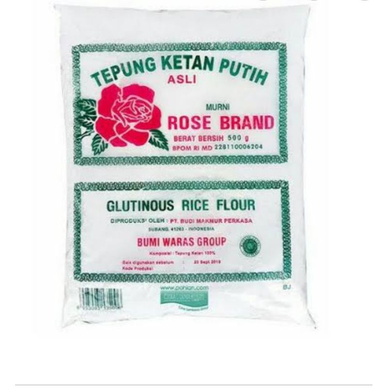 

Tepung Ketan Rosebrand kemasan 500 gram