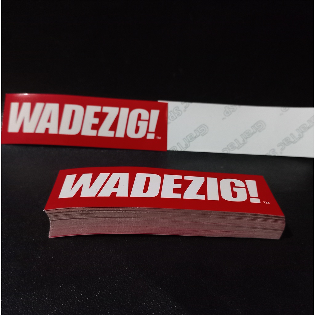 STIKER GRAFTAC - Logo Wadezig - STIKER AESTHETIC LAPTOP, AKSESORIS HP, ANTI AIR, MOTIF,HELM