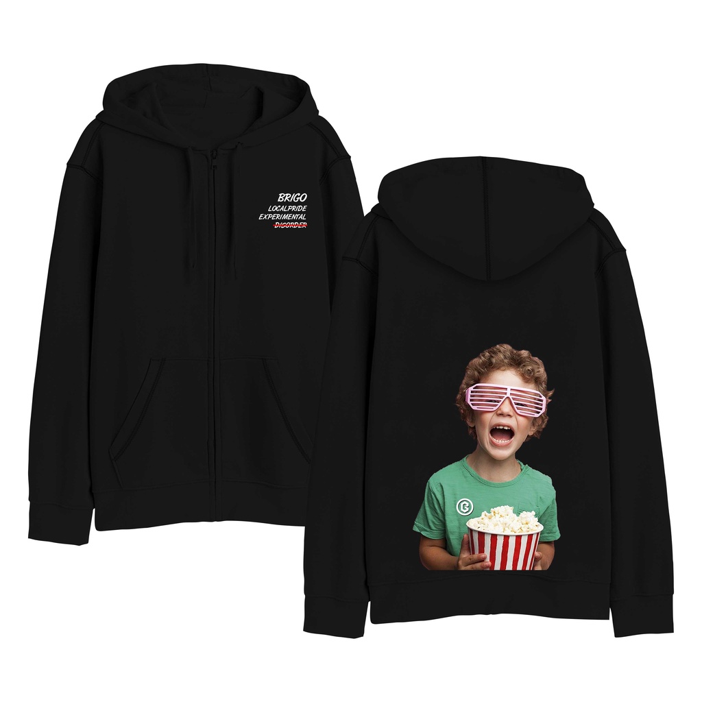 Sweater Hoodie Resleting BRIGO DISORDER Sablon DTF Fleece Cotton II BRIGO Zipper Jumper Hoodie DISORDER II M-XXL (Pria &amp; Wanita) Free stiker&amp;Gantungan Kunci