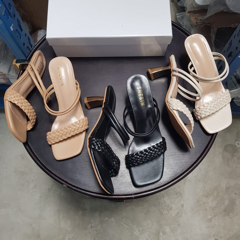 [✅BISA COD] TWO STYLE HEELS 0890 (REAL PICTURE)