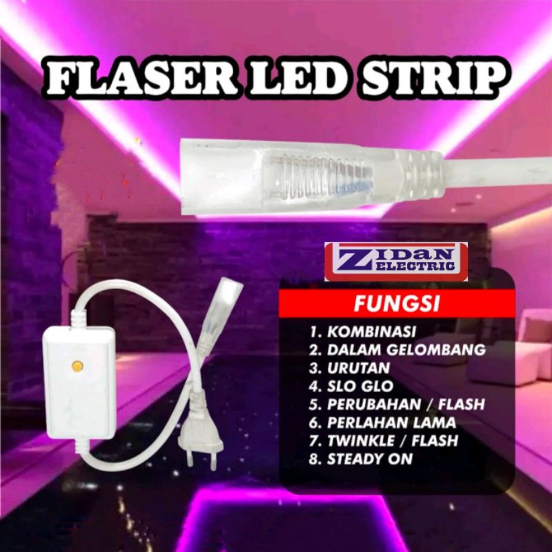 Socket Flasher Led Strip Selang RGB 2835 5050 2 4 Jalur Pin / Soket Modul Flaser Led Strip