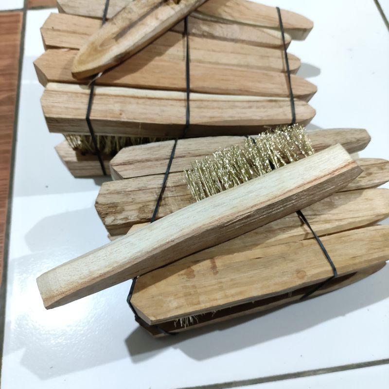 Sikat kawat besi Kuningan pembersih karat besi karatan