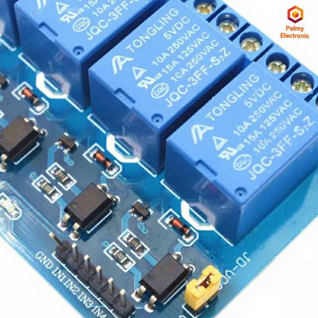 Modul Relay 4 Channel 5V Optocoupler