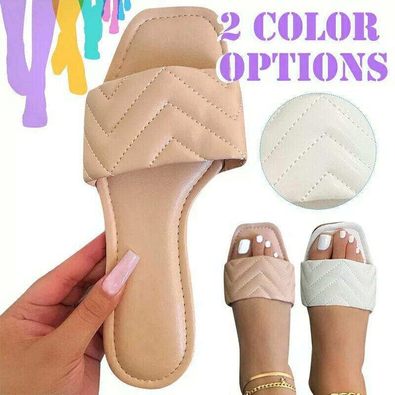 Sandal teplek wanita beauty chanel polos ZR 09