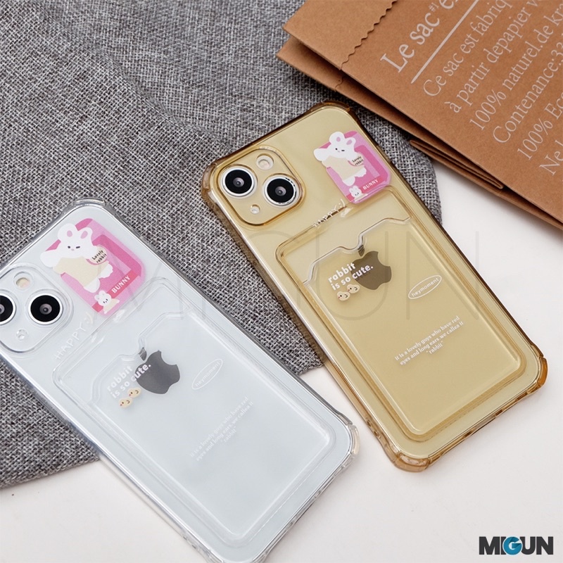 New! Pocket Bunny - Pocket Softcase fullcover for iPhone 7 8 SE2020 7+ 8+ X XS XR XSMAX 11 12 13 MINI PRO PROMAX