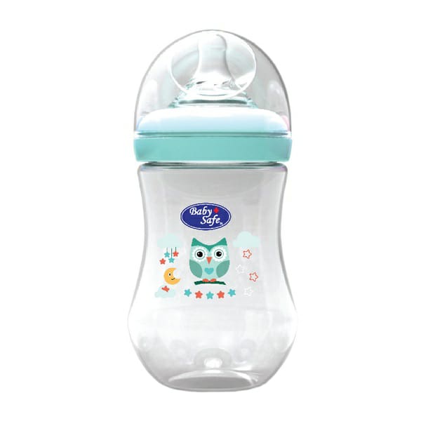 Baby Safe Wide Neck Bottle 250ml 3M+ - WN05 / Botol Bayi