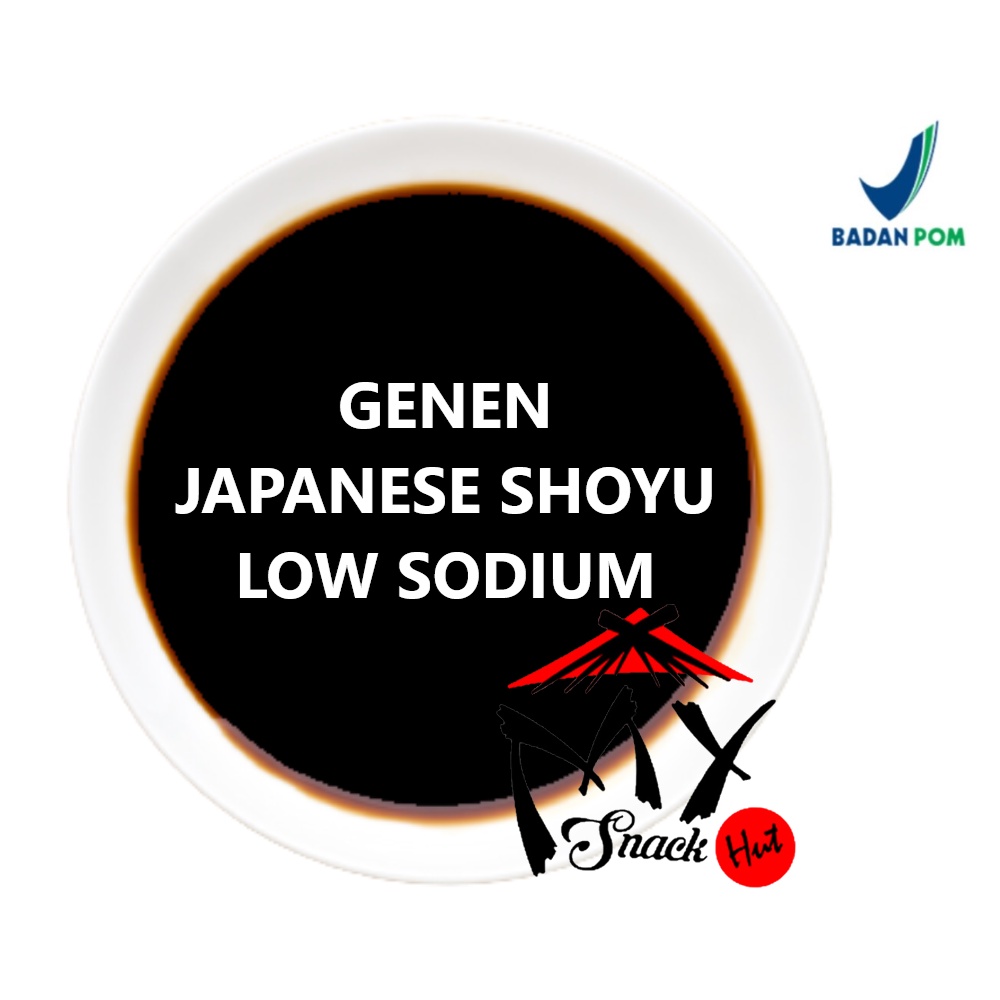 GENEN 50ML - KECAP ASIN JEPANG RENDAH GARAM LOW SODIUM JAPANESE SOY SOYA SOS SAUCE SHOYU IMPORT