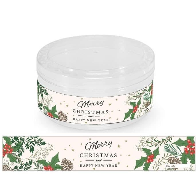 

+++++] Diskon Sticker Label Toples Kue Kering Hampers Natal Christmas 04 -