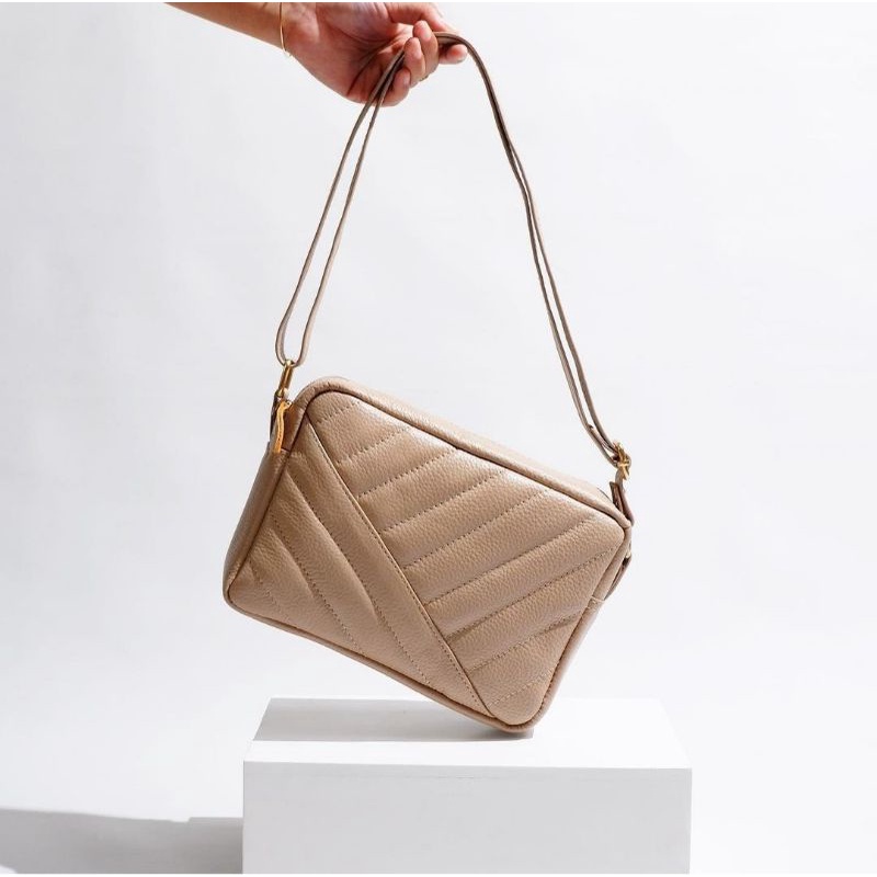 Tas Kulit / Tas Papirut / Tas Selempang Wanita Asli Sukaregang Garut Original