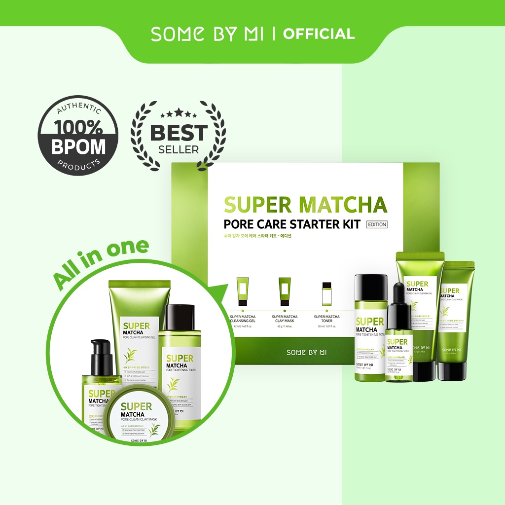 SOME BY MI Super Matcha Pore Care Starter Kit-1