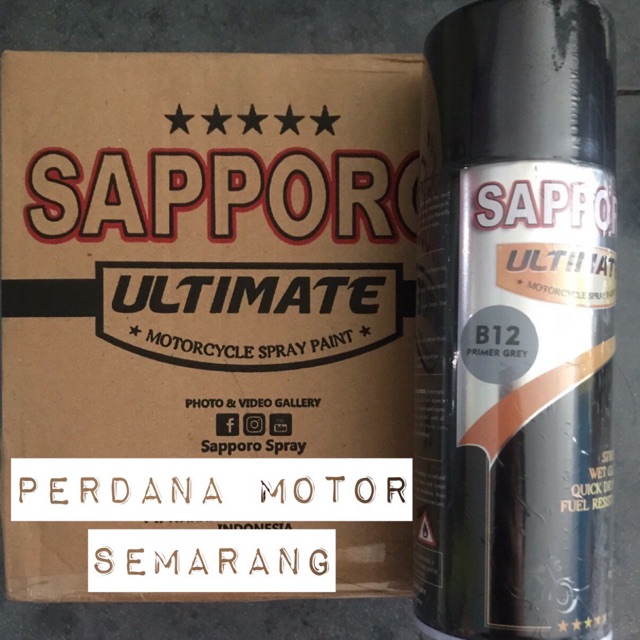 SAPPORO ULTIMATE B12 PRIMER GREY