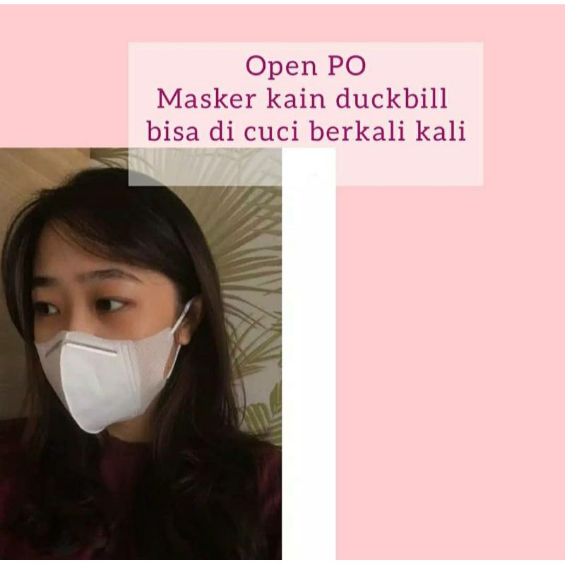 Masker Kain Duckbill