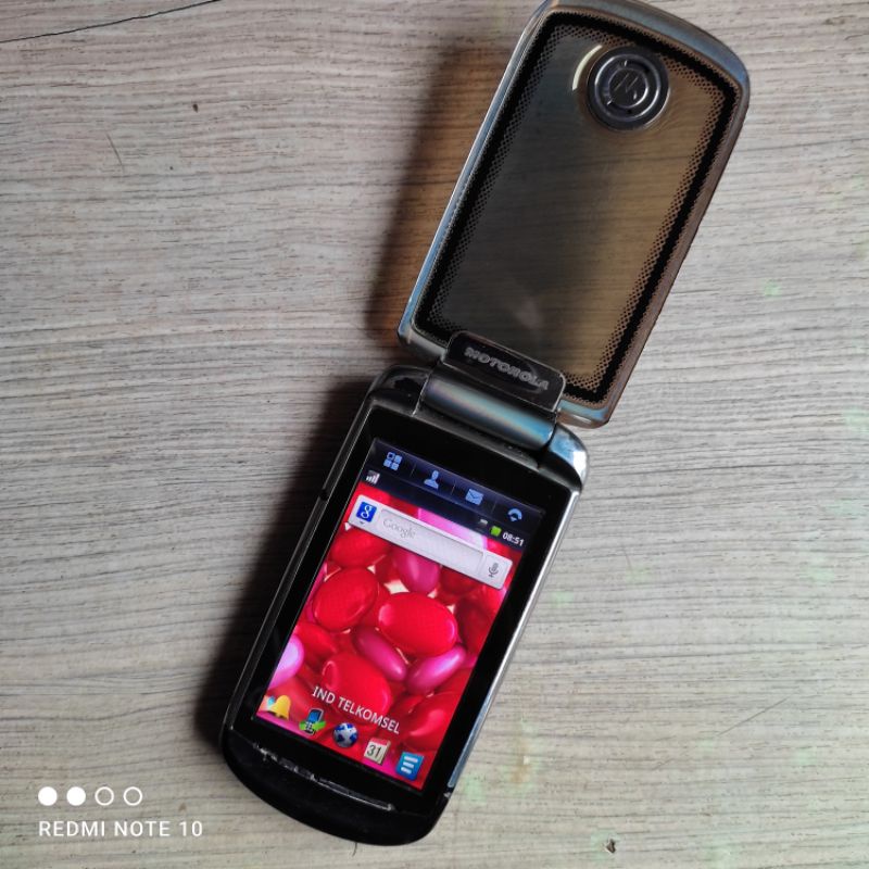 Motorola Ming A1680 Android cek depkripsi Android Jadul Langka