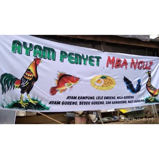 Jual SPANDUK KAIN | SPANDUK CUSTOM | SPANDUK PECEL LELE | SPANDUK NASI