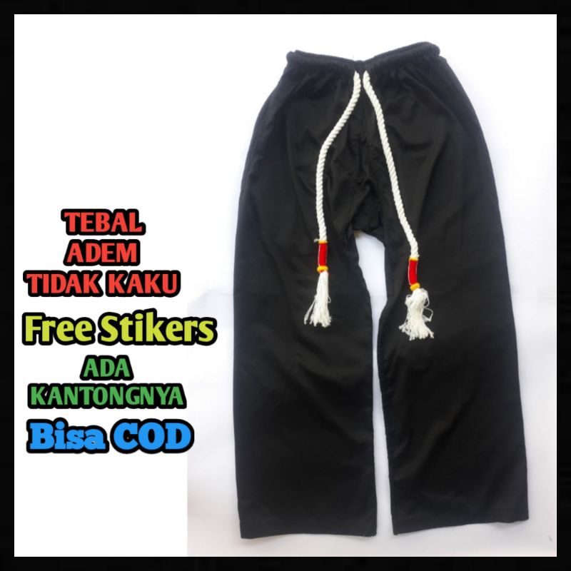 Celana Silat Tali Warok Warna Hitam (Selalu Ready Stok)
