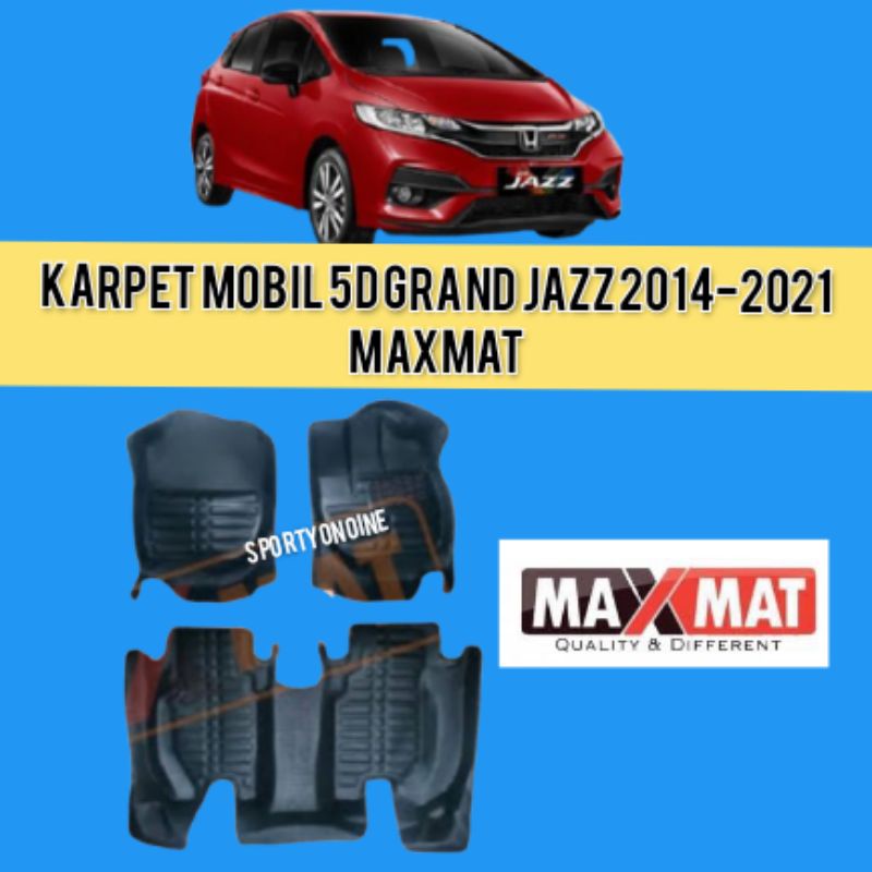 Karpet mobil allnew jazz 2014-2020 maxmat 5D