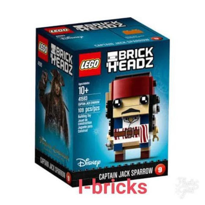 Lego 41593 Brickheadz Captain jack sparrow