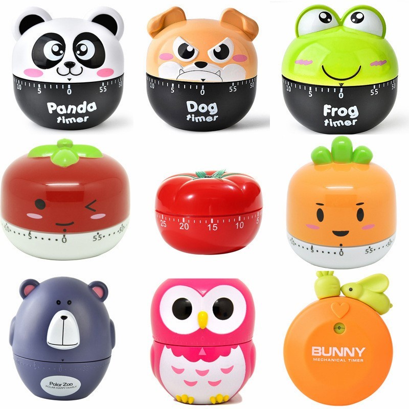 cute mechanic kitchen timer / alarm dapur tanpa batre