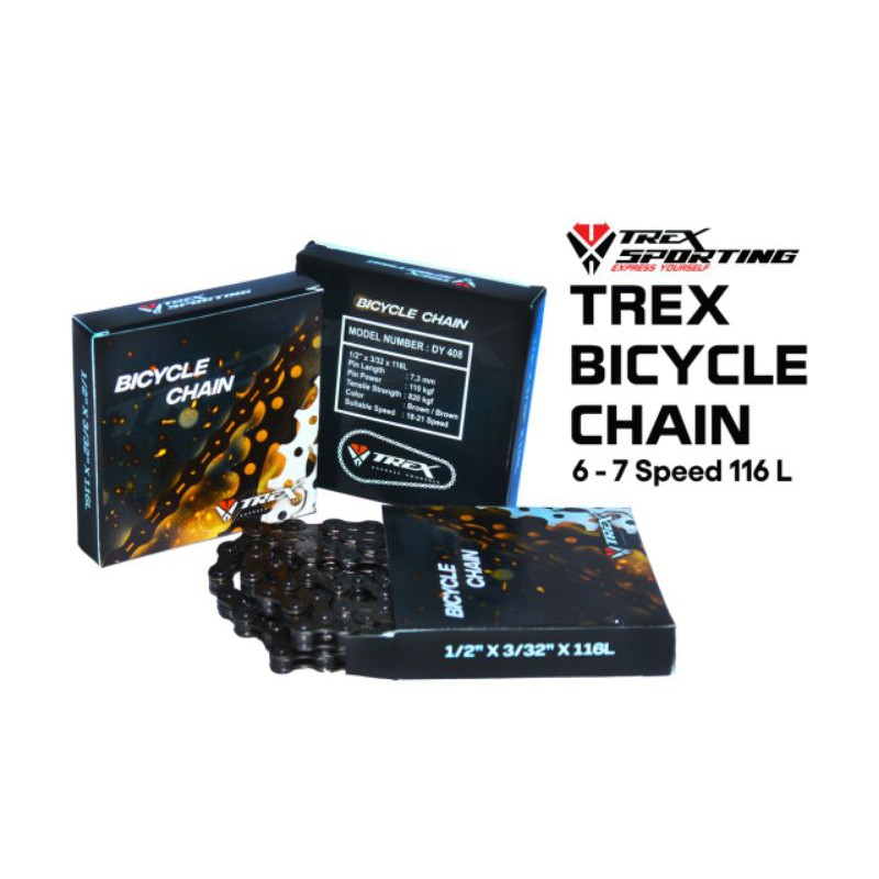 RANTAI SEPEDA 7 SPEED TREX