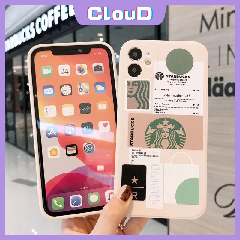 Soft Case Silikon TPU Motif Starbucks Untuk Oppo A57 2022 15 A95 A16 A92 A12 A5s A11K A3s A31 A11 A33 A15s A5 A9 A52 A76 A96 A3 A74 A53 4e A54 F12