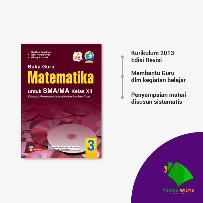 Yrama Widya - Buku Guru Matematika Kelas XII Peminatan untuk SMA/MA
