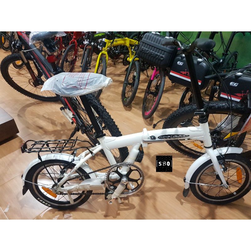 Folding 16 Inch Wimcycle Pocket Rocket Single Speed