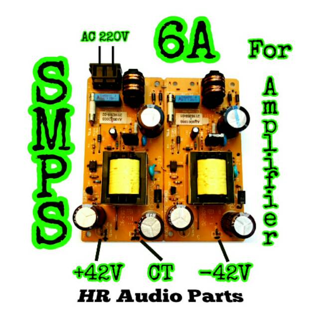 SMPS Switching Power Supply 42V CT 6A For Amplifier