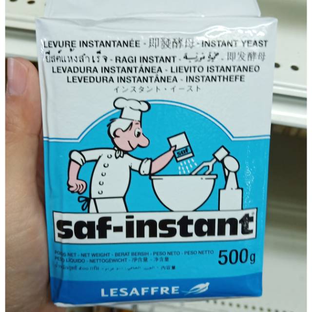 

Saf instant biru ragi yeast pengembang roti 500 gr