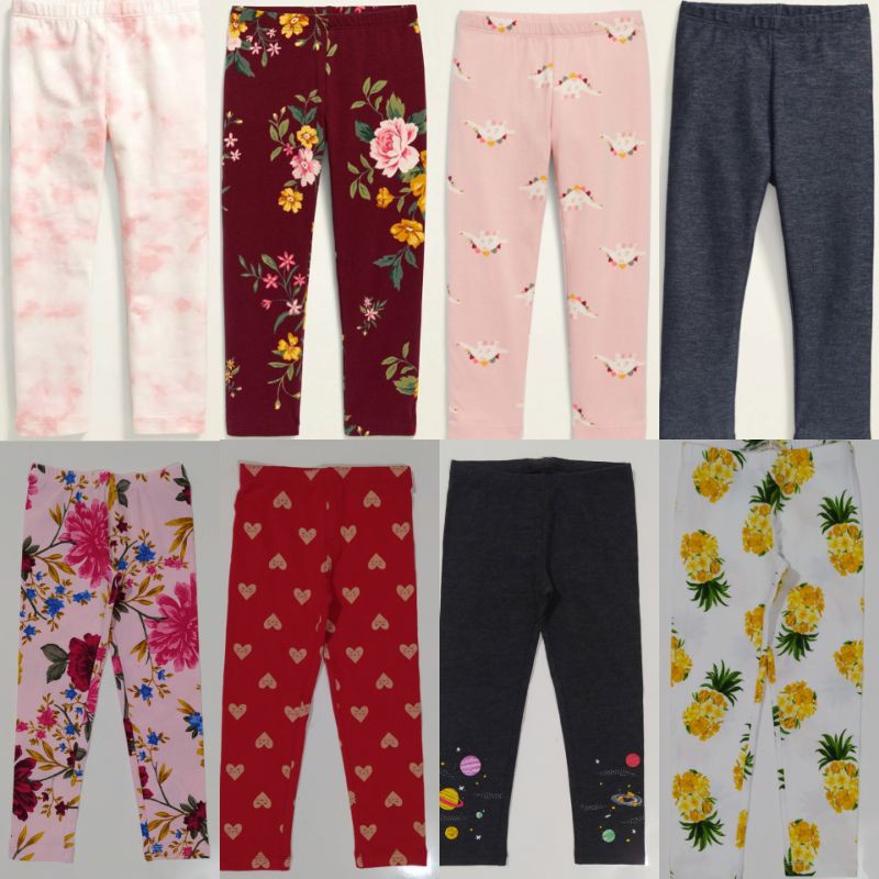 leging anak perempuan/ legging anak perempuan/ celana anak perempuan usia 1 2 3 4 5 6 7 8 9 10 11 12 13 /Legging Anak Panjang /Jegging Anak/Legging Anak Perempuan Motif &amp; Polos